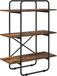 vidaXL Boekenplank - 3-laags - 80 x 35 x 105 cm - PB - Gerookt eiken