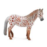 COLLECTA Figurine - Bruin Gevlekt Luipaard- (Xl) - Paarden - Handgeschilderd - Miniatuur