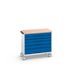Bott Verso Mobiele Kast | 1050x600x980mm | 6 Laden | MPX Top | RAL 5010