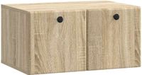 vidaXL Wandmontage TV-kast 59,5 x 41 x 30 cm Sonoma Eiken Bewerkt hout