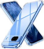 Techsuit Hoesje geschikt voor Google Pixel 9a - Shockproof Silicone Back Cover - Transparant