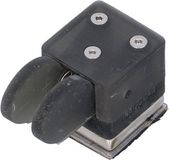 Orderio Morsecode Dual Paddle Sleutels met Magnetische absorptie voor Kortegolfradio Eenvoudige installatie duurzaam ABS Argent/Noir