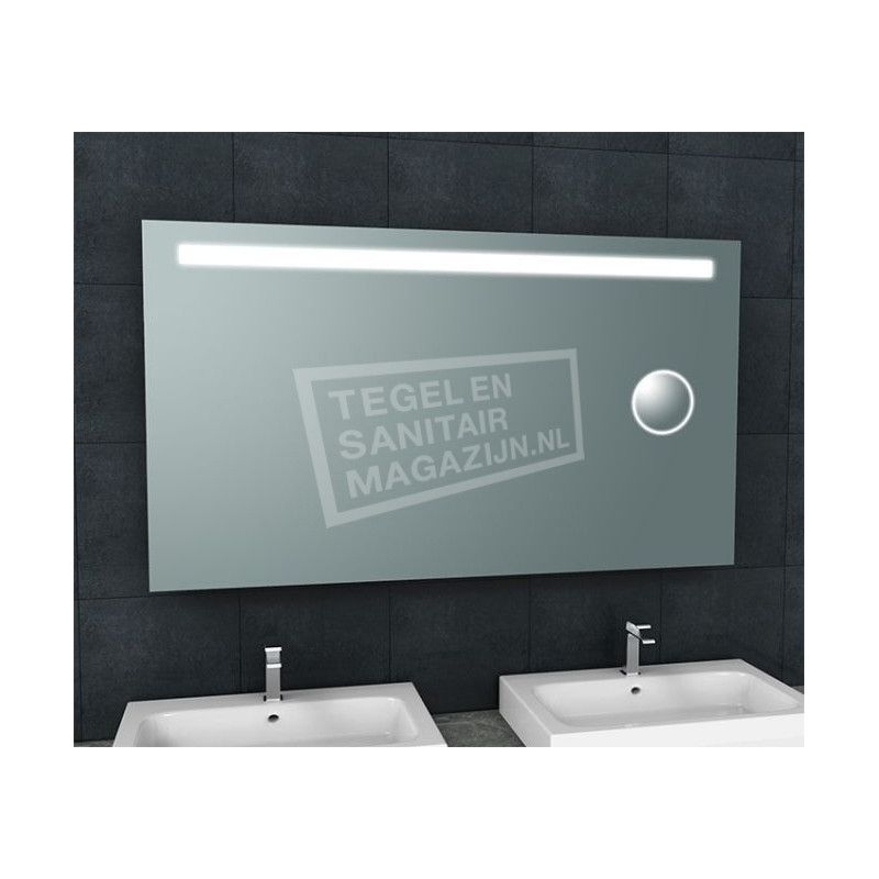 Wiesbaden Tigers Rechthoek 140x80cm LED Spiegel