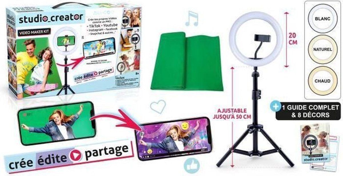 canal toys STUDIO CREATOR Video Maker Kit - Maak video's als een professional!