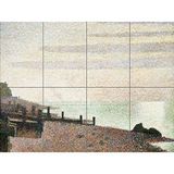 Artery8 Georges Pierre Seurat Honfleur Un Soir Embouchure De La Seine XL Giant Paneel Poster (8 Secties)