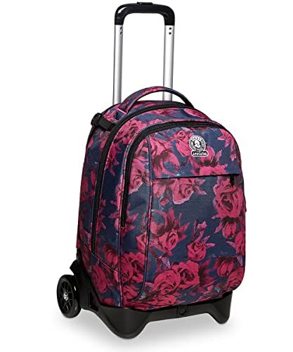 Invicta Trolley New Tech - Roze - 3-in-1 Rugzak - Afneembaar - School & Vrije Tijd - Roze - Eén Maat - Modern