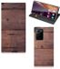 B2Ctelecom Samsung Galaxy Note 20 Ultra Book Wallet Case Old Wood