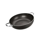 IBILI Diepe koekenpan met 2 handgrepen Inducta, 32 cm, aluminium, antiaanbaklaag, geschikt voor inductie