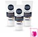 NIVEA MEN Gel pour le visage et la barbe sensible - 50 ml - 3 pièces