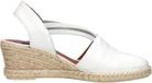 Verbenas Maika Sandalen Touwzool - Wit - Maat 42