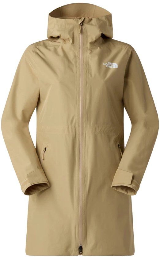 The North Face Dryvent Hikesteller Parka Dames Beige Polyester Waterdicht