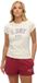 Superdry Athletic Essential Slub T-shirt Dames Off White