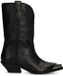 Sacha - Dames - Zwarte leren cowboylaarzen - Maat 38