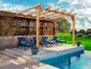 Pergola en bois adossée ANDORRA 400 x 400 cm