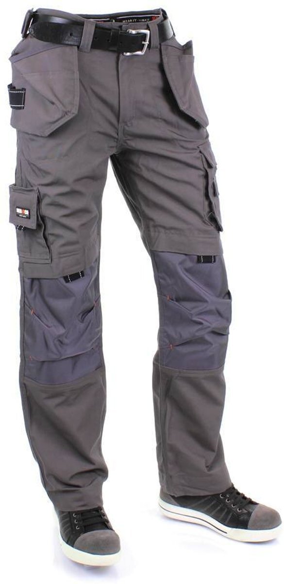 Herock Werkbroeken met kniestukken DAGAN Trouser 23mtr1101 GrijsNL:48 BE:42