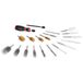 PERFORMANCE TOOL W1231 20-delige motorborstelset