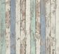 A.S. Création VERWEERDE HOUTEN PLANKEN BEHANG | industrieel - Wit Bruin Blauw - A.S. Création Elements 2