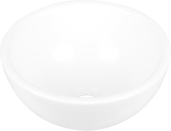 Differnz Boomer Washbasin Ceramic White - Ø 20 x 10 cm