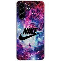 Maniacase Beschermhoesje Voor Samsung Galaxy A36 nike logo noir stylé Rose Vif Violet Bleu