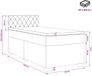 vidaXL Boxspringbed met matras, zwart, 80 x 200 cm, fluweel