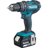 Makita – Perceuse-visseuse à percussion 18V avec 2 batteries 3,0Ah – Technologie XPT pour protection contre l'eau et la poussière – DHP482SFE