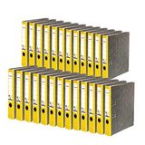 Origineel Falken Origineel 25 stuks Recycling Ordner Wolkenmarmer DIN A4 Geel