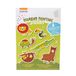 GLOREX 6 1242 701 - Diamond Painting Stickers, motief: dieren, handwerkset om te schilderen met glittersteentjes, voor kinderen vanaf 6 jaar