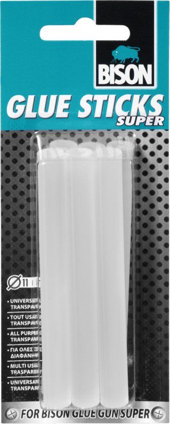 Bison lijmpatroon Super universal 11 mm - 6 stuks