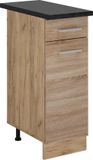 Vicco R-Line Keukenonderkast – 30 cm, WB Antraciet Sonoma