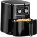 alpina Airfryer 4.5L - Heteluchtfriteuse 1-4 Personen - Air Fryer met Timer Functie - Instelbare Temperatuur 80 tot 200 Graden - Heteluchtoven 1400W