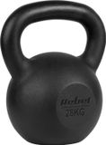 Rebel Active Serie - Gietijzeren Kettlebell - 28 kg - Zwart