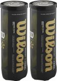 Wilson Premier Padelballen, uniseks, volwassenen, geel, 2 x 3 stuks