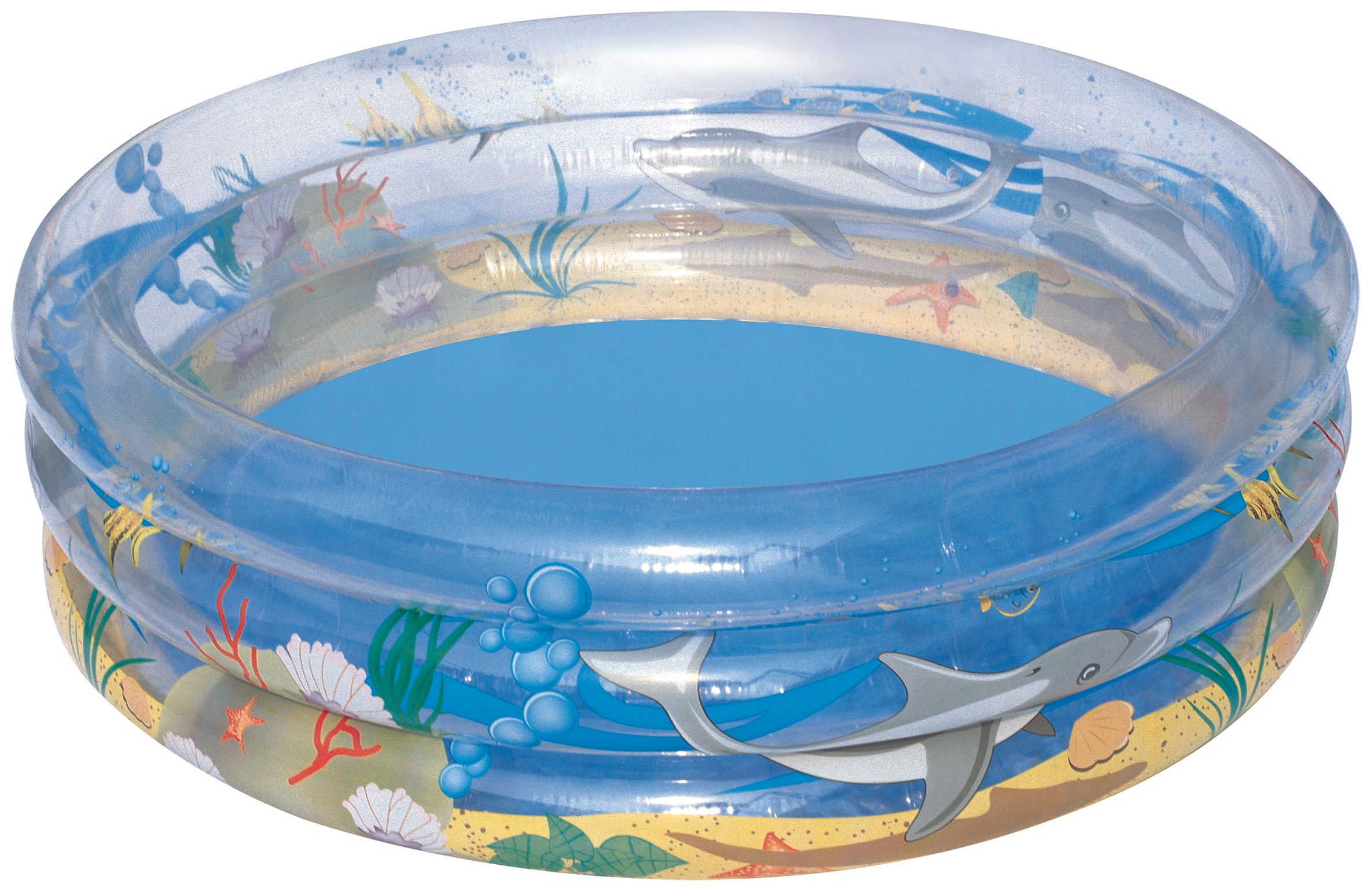 Bestway Kinderzwembad Rond Transparant Fruit 170 cm