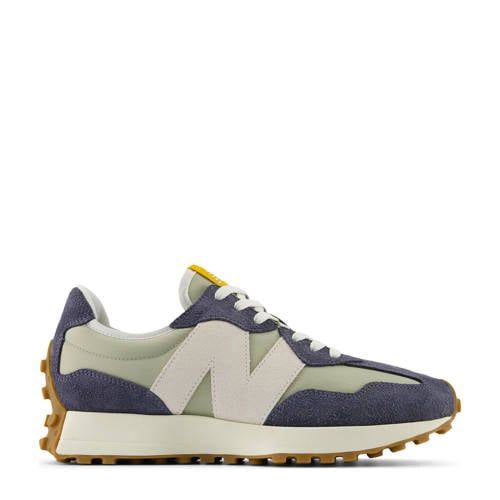 New Balance 327 sneakers grijsblauw/mintgroen/geel