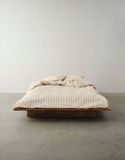 Marc O'Polo Steffe Dekbedovertrek Dark Sand - Lits-Jumeaux - 240x200/220 cm