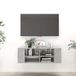 Maison Exclusive - meuble TV mural, couleur béton, 102x35x35 cm, panneau de particules