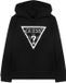 Guess Girl hoodie biologisch katoen zwart 10 jaar