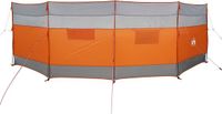vidaXL Windscherm camping waterdicht 510x153 cm grijs en oranje