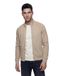 Guess Sweat à capuche zippé intégral pour homme Beige Taille XL