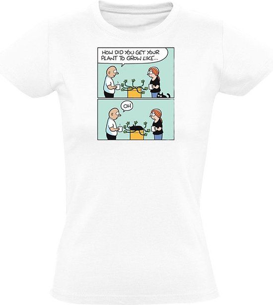 Sol's Plant laten groeien Dames T-shirt - L - Wit