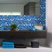 Tegelstickers Blauw Mozaïek 20x20cm 9 Stuks