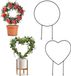 OEM Holland Connections Klimhulp voor kamerplanten - 2 stuks plantenklimhulp rooster van metaal