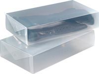 Wenko Transparante laarzendoos 2 stuks