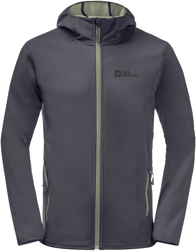 Jack Wolfskin Jack Wolfskin Bornberg Hoody Heren, grijs XXL 2023 Trekking- & Wandeljassen