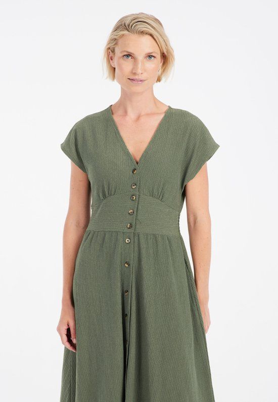 Protest PRTNieve Midi-jurk Dames - Veggie Green