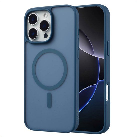 imoshion Color Guard Backcover geschikt voor MagSafe - Donkerblauw - Apple iPhone 16 Pro Max