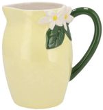 DK Design Schenkkan Fay - geel - keramiek - 13 x 19 cm - 1,5 liter