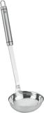 Metaltex soeplepel Victoria 33 x 9,5 cm RVS zilver