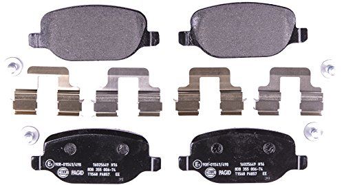 HELLA PAGID 8DB 355 006-741 Remblokkenset - T1568 - Dikte: 17.8mm - Remsysteem: Lucas - Niet geschikt voor slijtage waarschuwingscontact - voor o.a. ALFA ROMEO / LANCIA