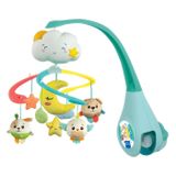 Clementoni Baby Cot Mobile with Sound, Night Light & Timer - Boy/Girl - Italian Made